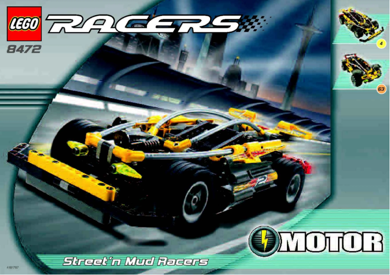 Page 1 of the manual User Manual Lego Street 'n' Mud Racer