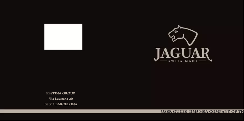 First page image of the manual for J637