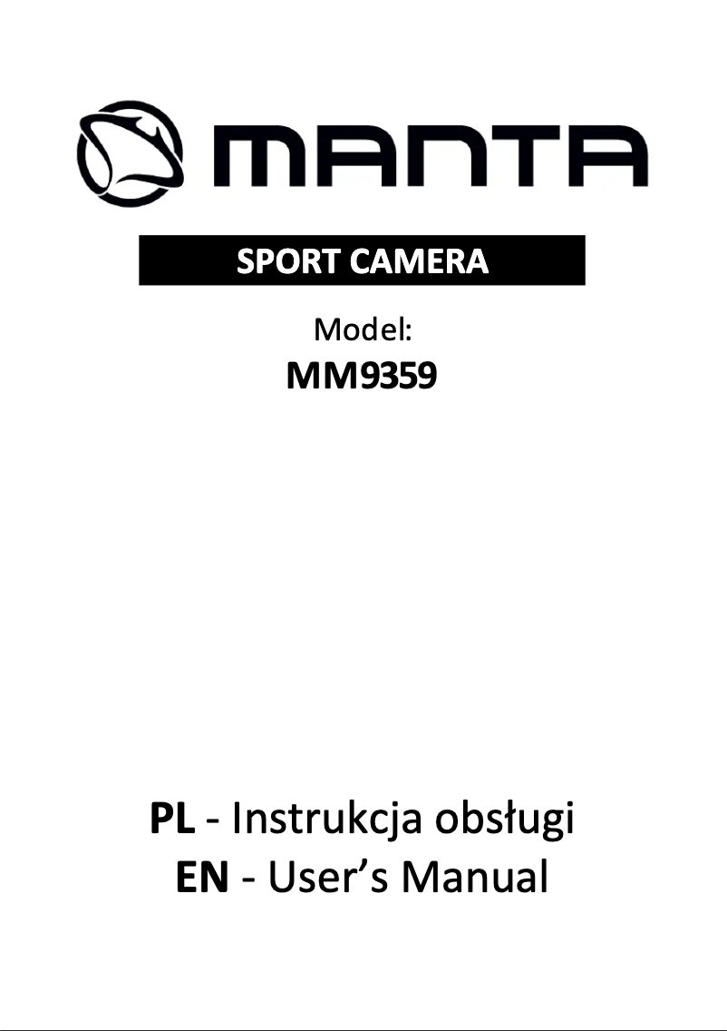 First page image of the manual for MM9259