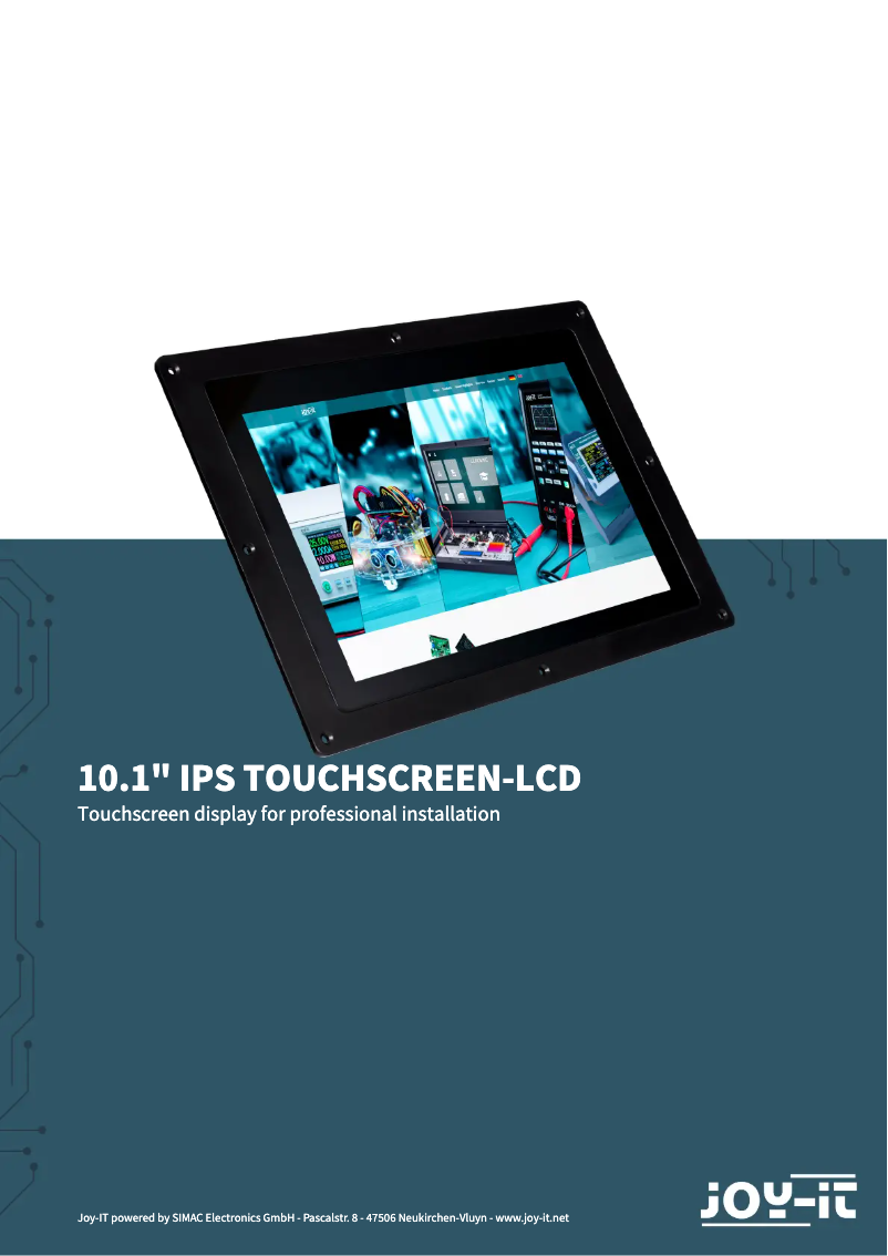 Image de la première page du manuel de l'appareil RB-LCD10-3