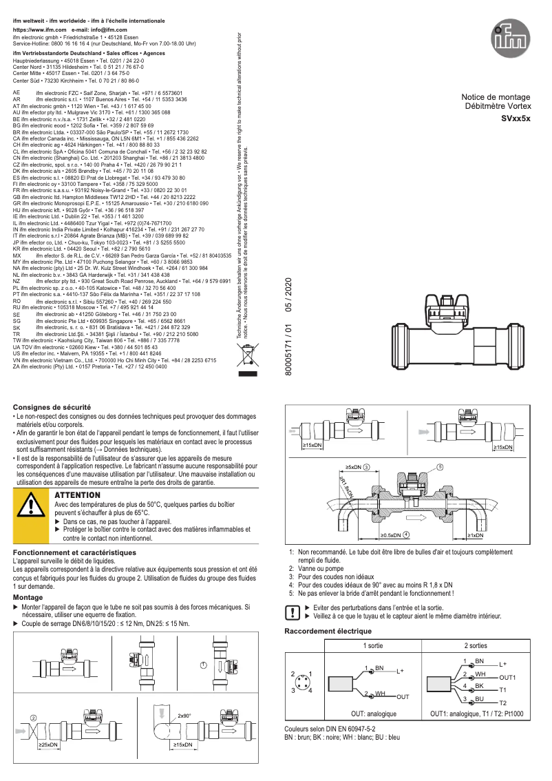 First page image of the manual for SV3150