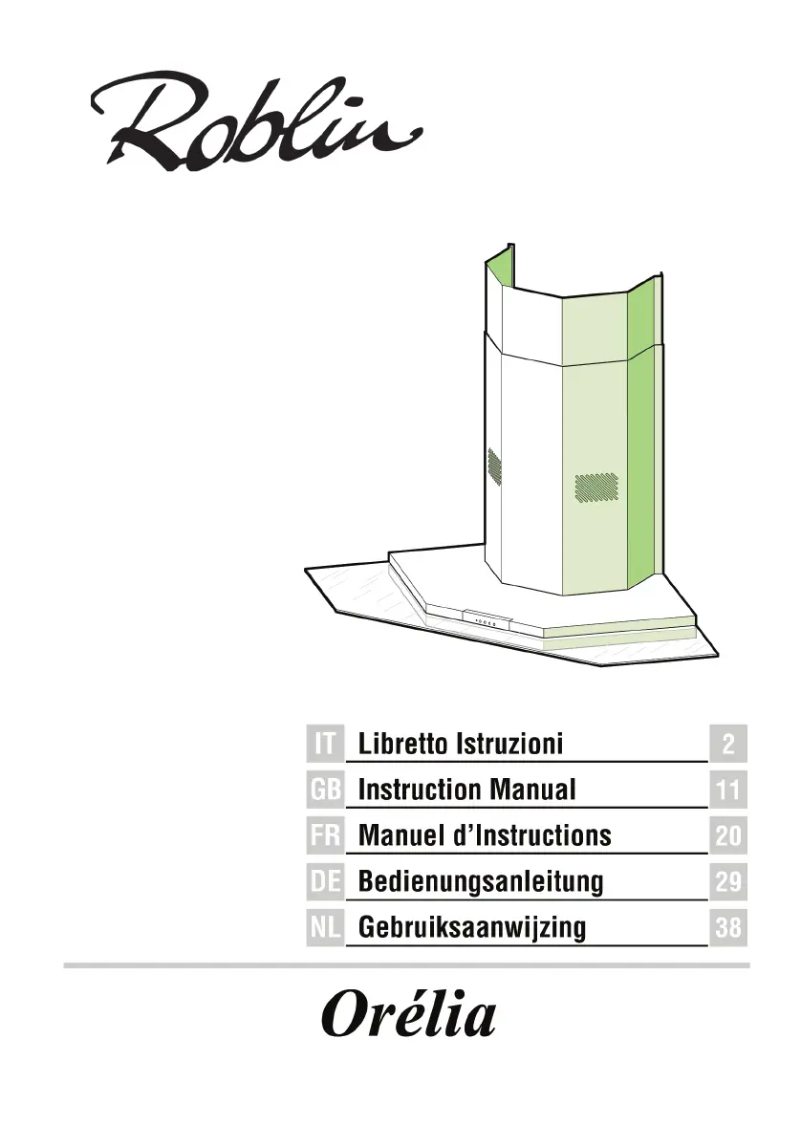 First page image of the manual for Orelia Design 900