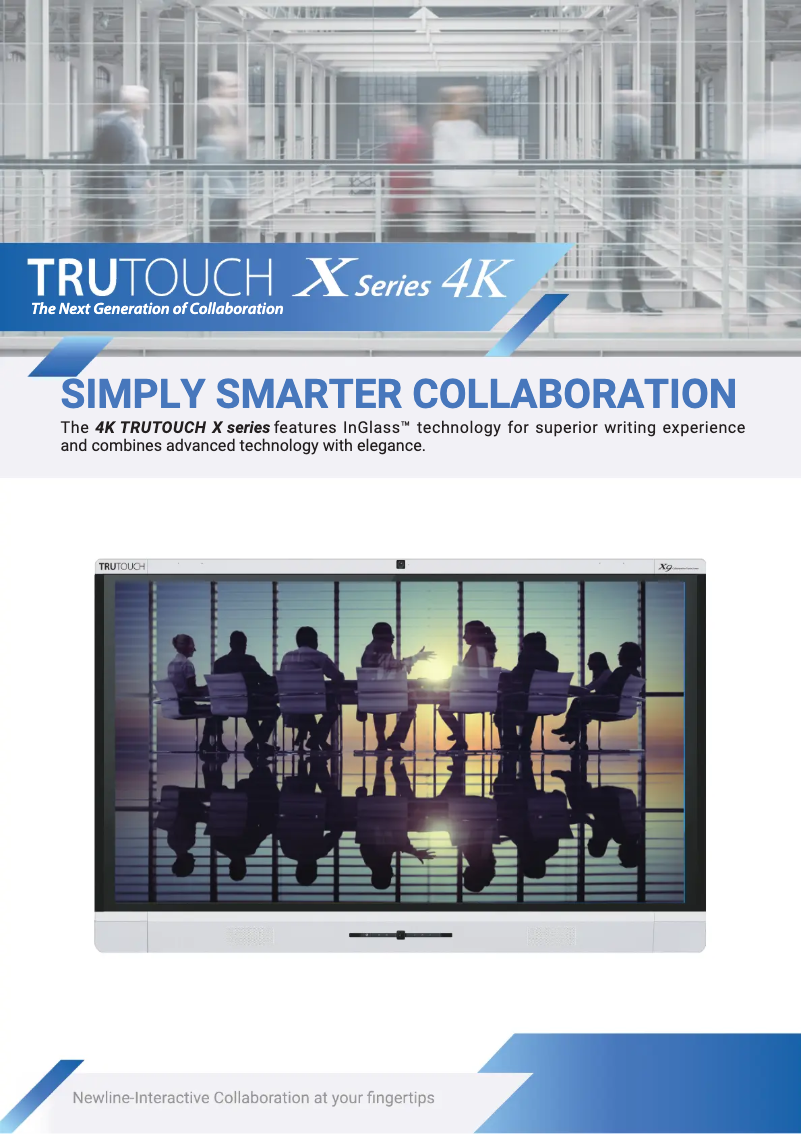 Image de la première page du manuel de l'appareil TruTouch X6