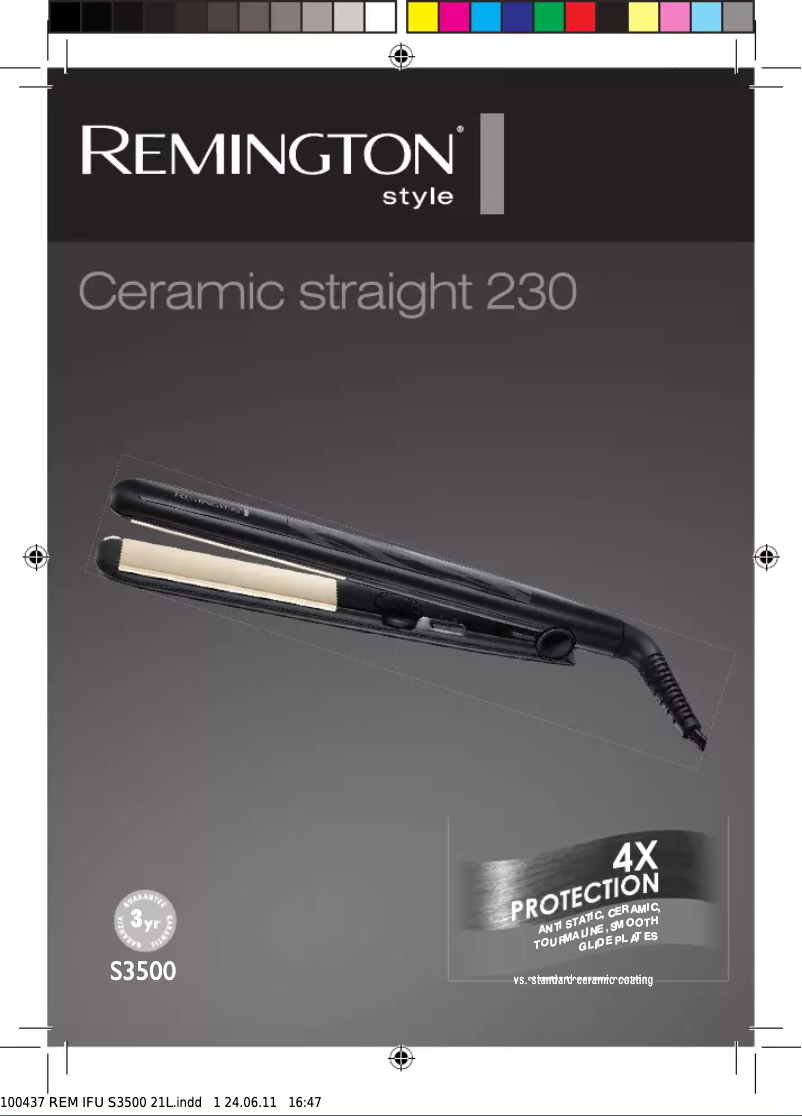 First page image of the manual for Ceramic Slim 220 S3500