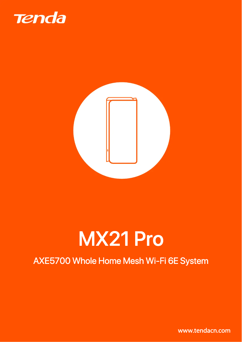 First page image of the manual for MX21 Pro