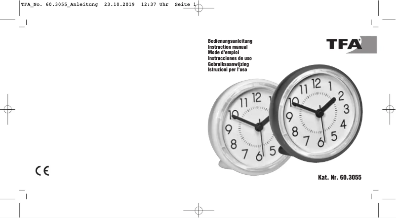 Page 1 de la notice Manuel utilisateur TFA 60.3055.02