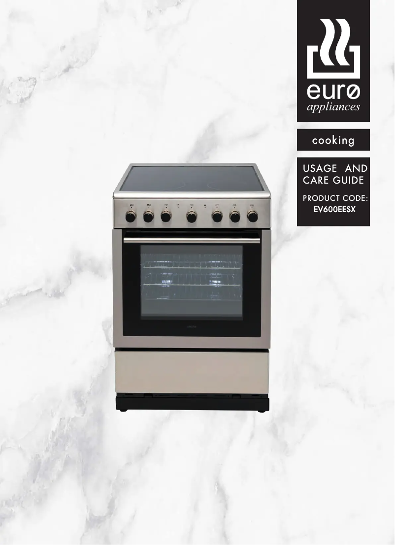 Page 1 of the manual User Manual Euro Appliances EV600EESX