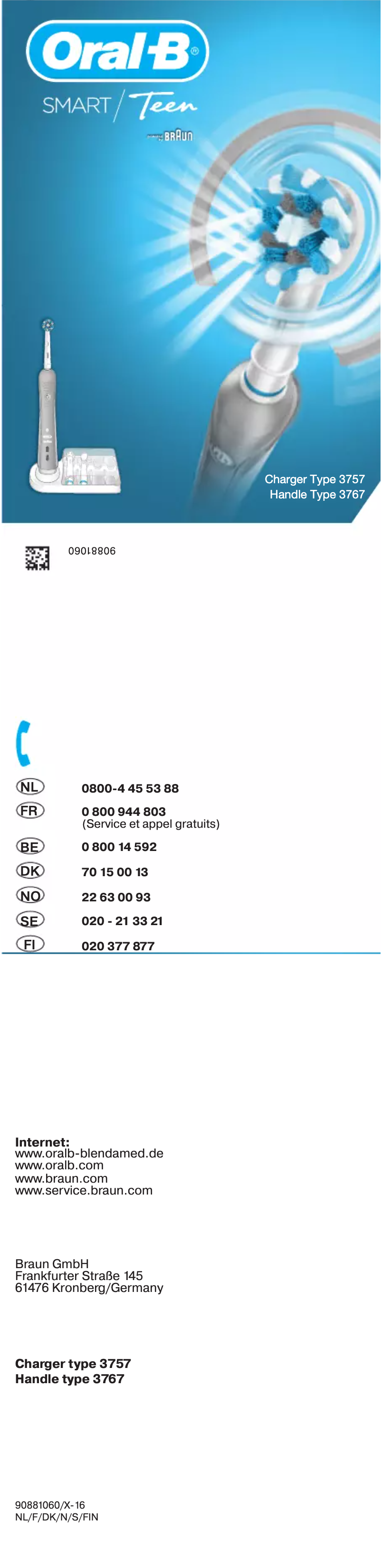 First page image of the manual for Smart 4000N