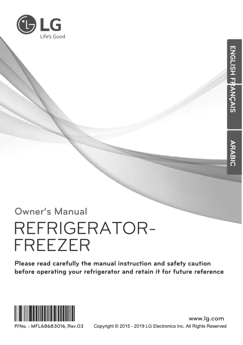 Page 1 of the manual User Manual LG GN-C372SXCC