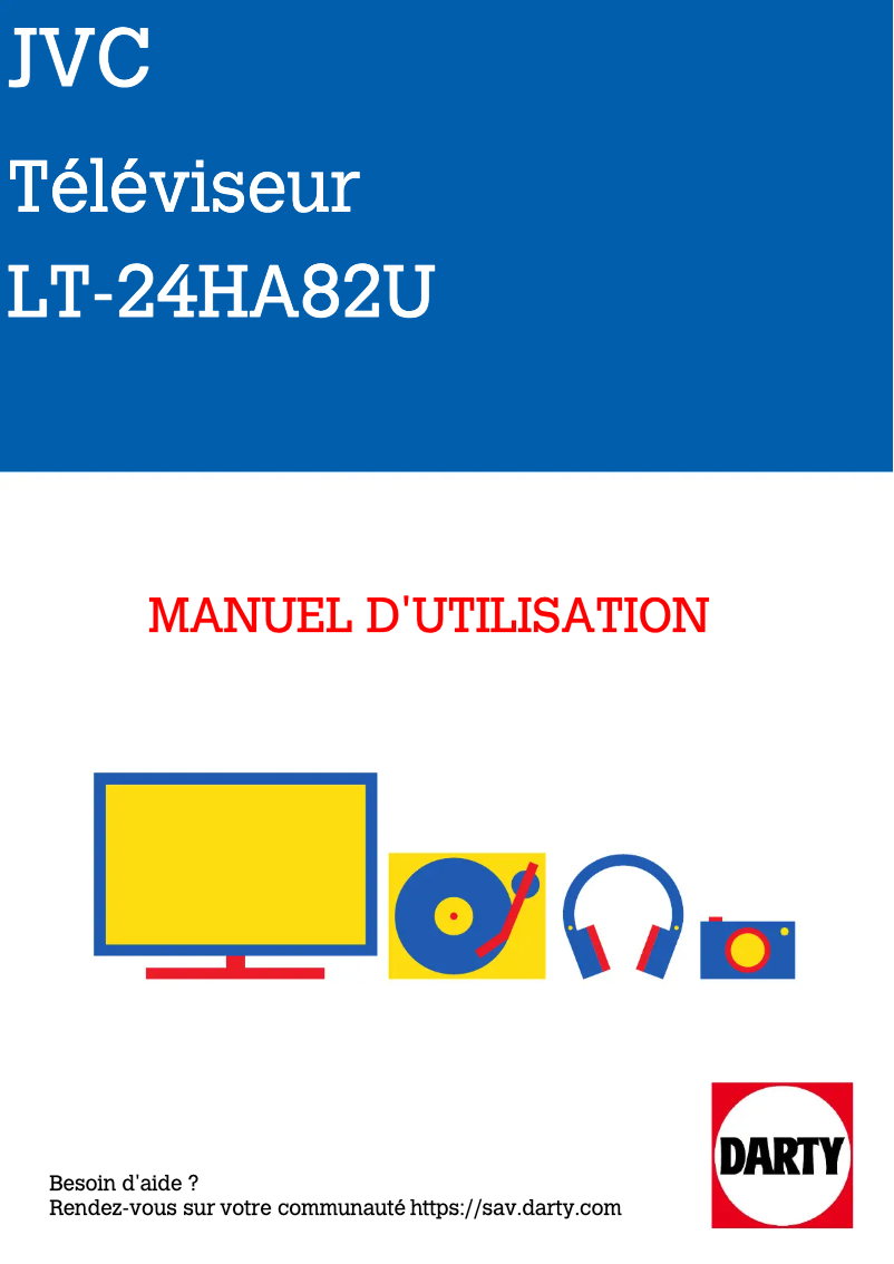 First page image of the manual for LT-24HA82U