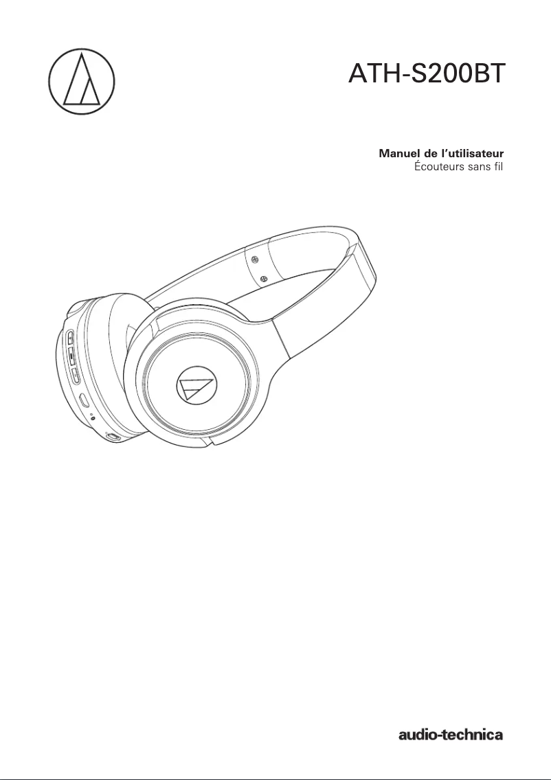 Page 1 of the manual User Manual Audio-Technica ATH-S200BT