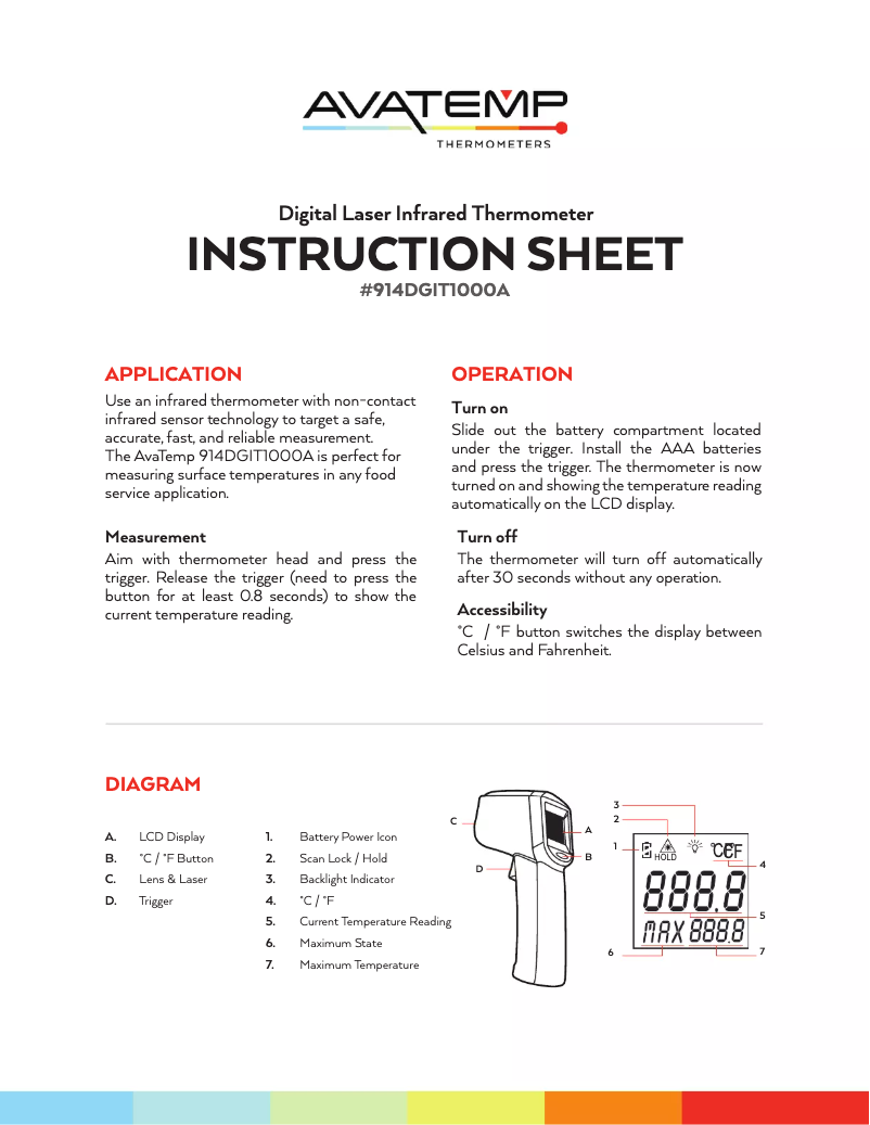 First page image of the manual for 914DGIT1000A