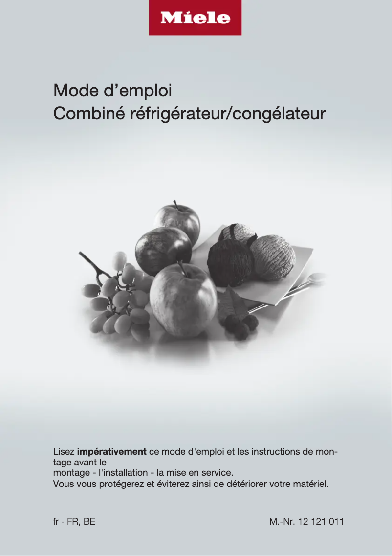 First page image of the manual for KFN 4795 AD