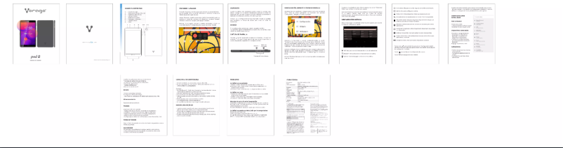 Page 1 of the manual User Manual Vorago PAD-8