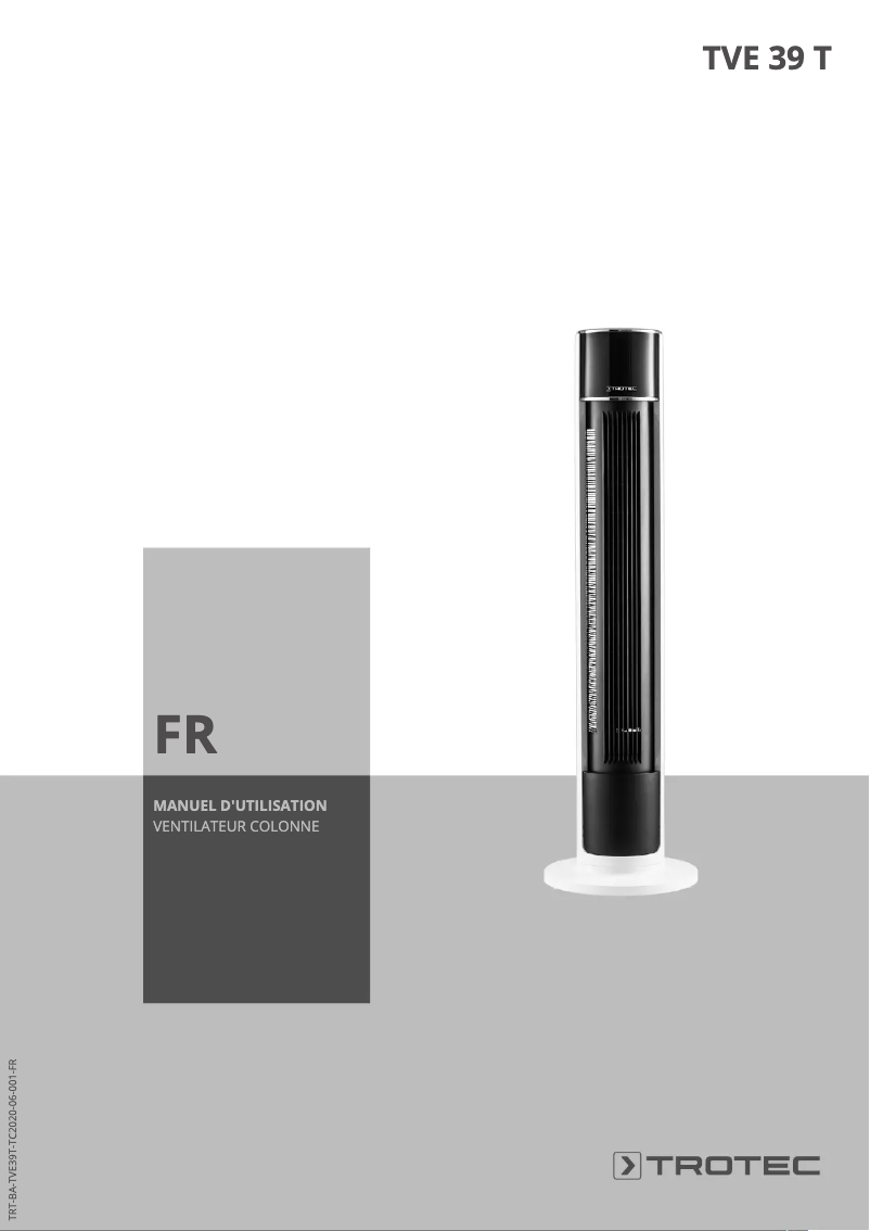 First page image of the manual for TVE 39 T