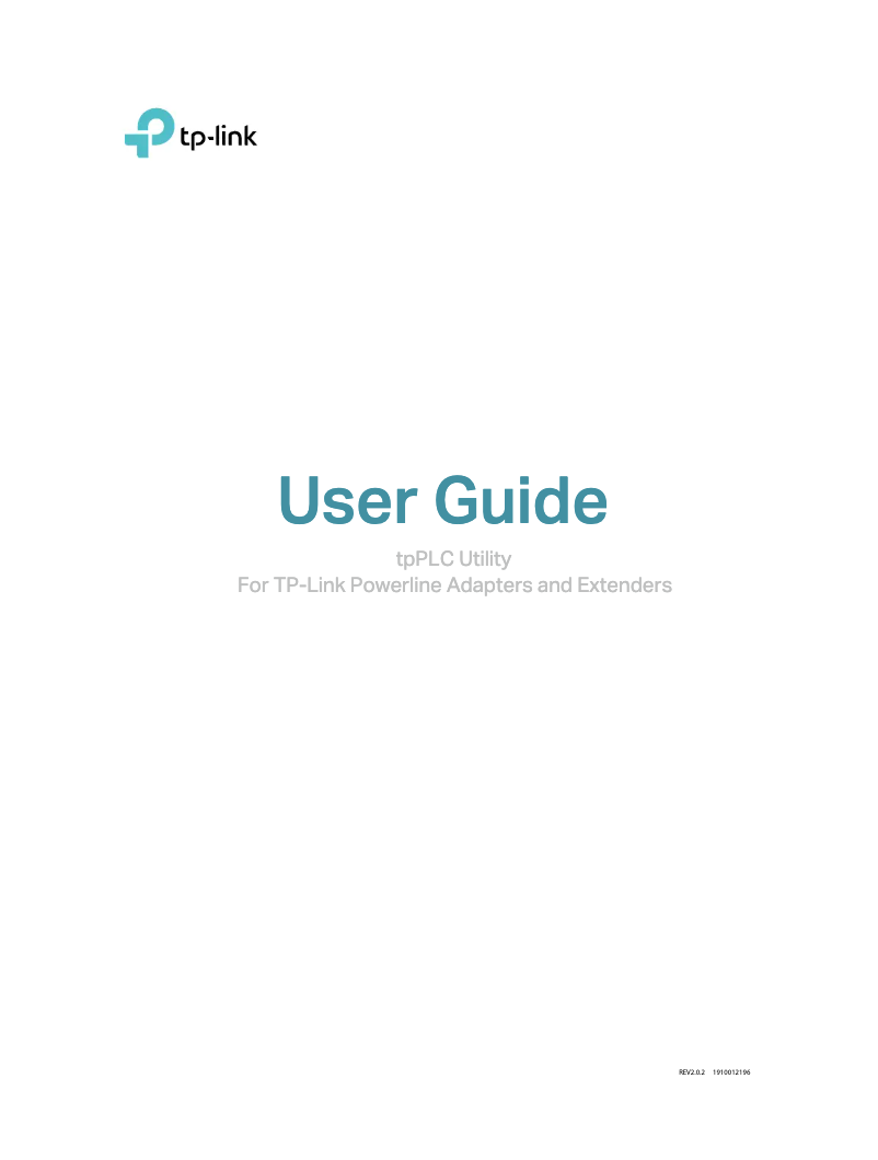 First page image of the manual for AV1300