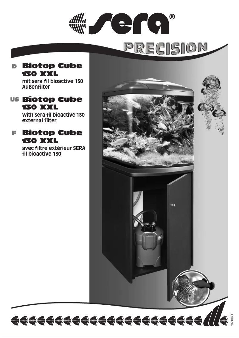 First page image of the manual for Biotop Cube 130 XXL