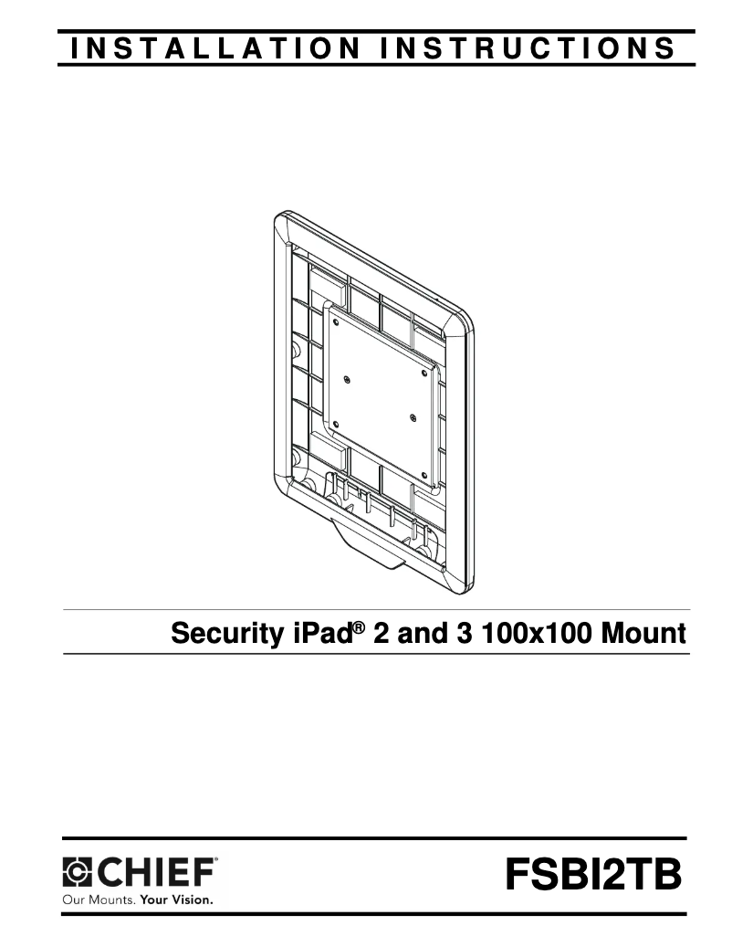 First page image of the manual for FSBI2TB