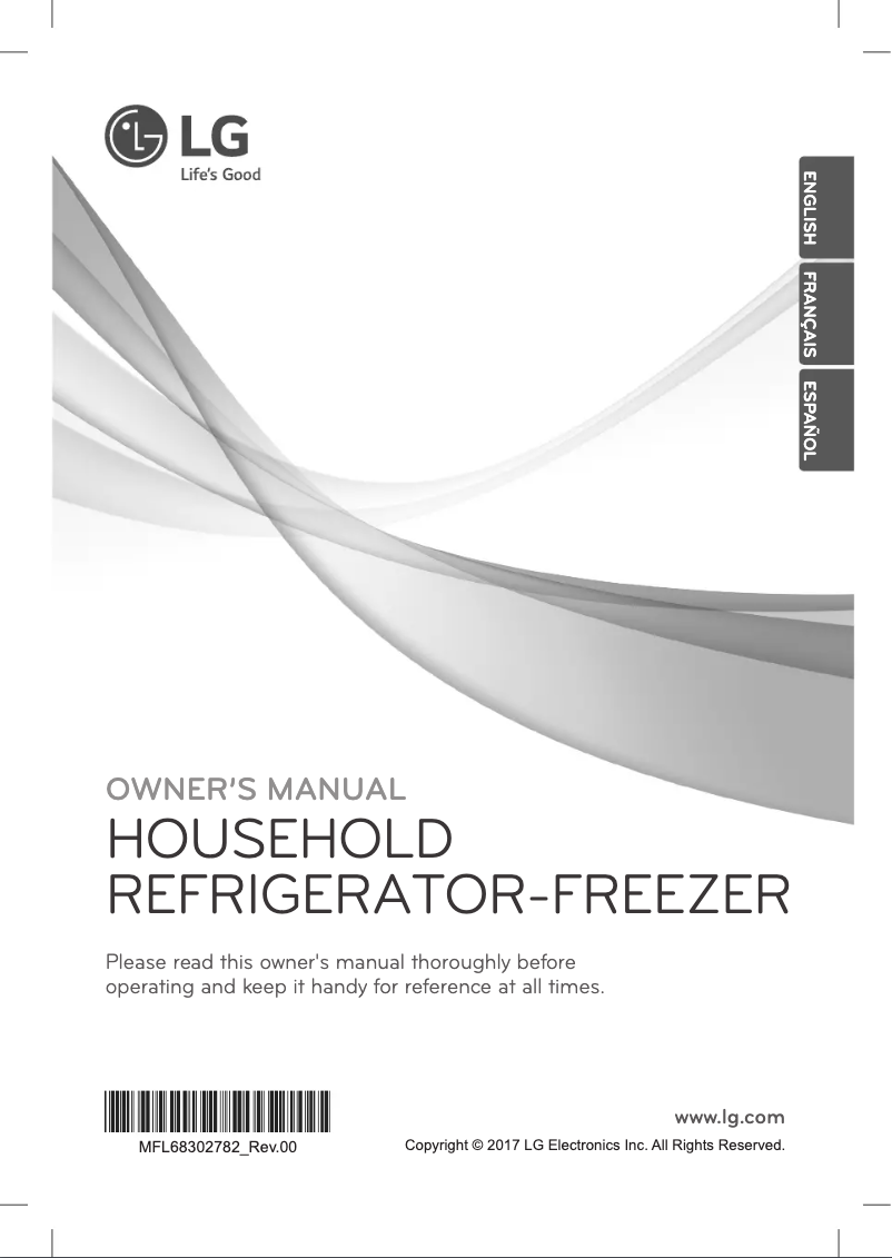 First page image of the manual for GMX936SBHV