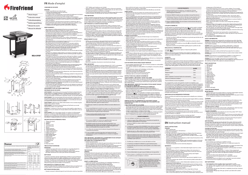 First page image of the manual for BQ-6392F