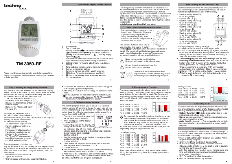 First page image of the manual for TM 3050-RF