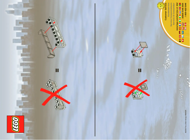 Page 1 of the manual User Manual Lego Maersk Line Container Ship