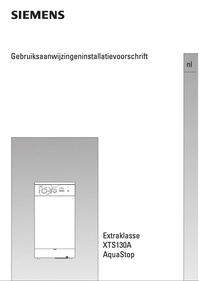First page image of the manual for WXTS130