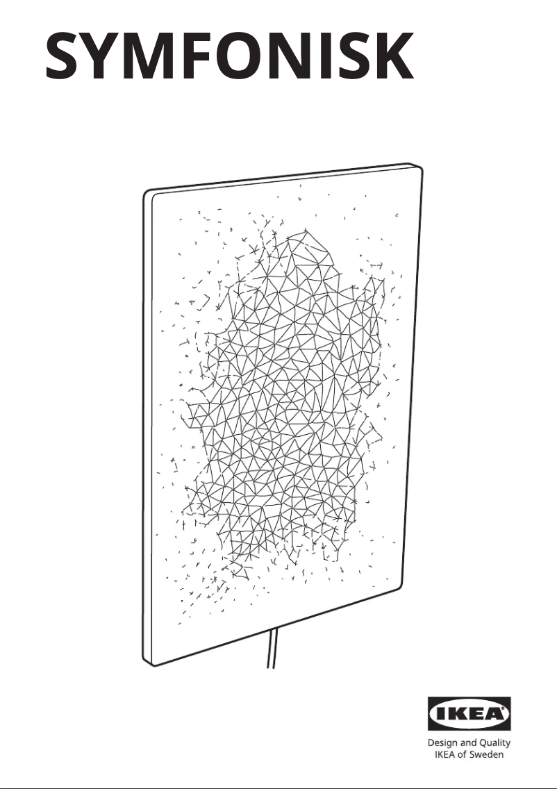 First page image of the manual for SYMFONISK 504.857.64