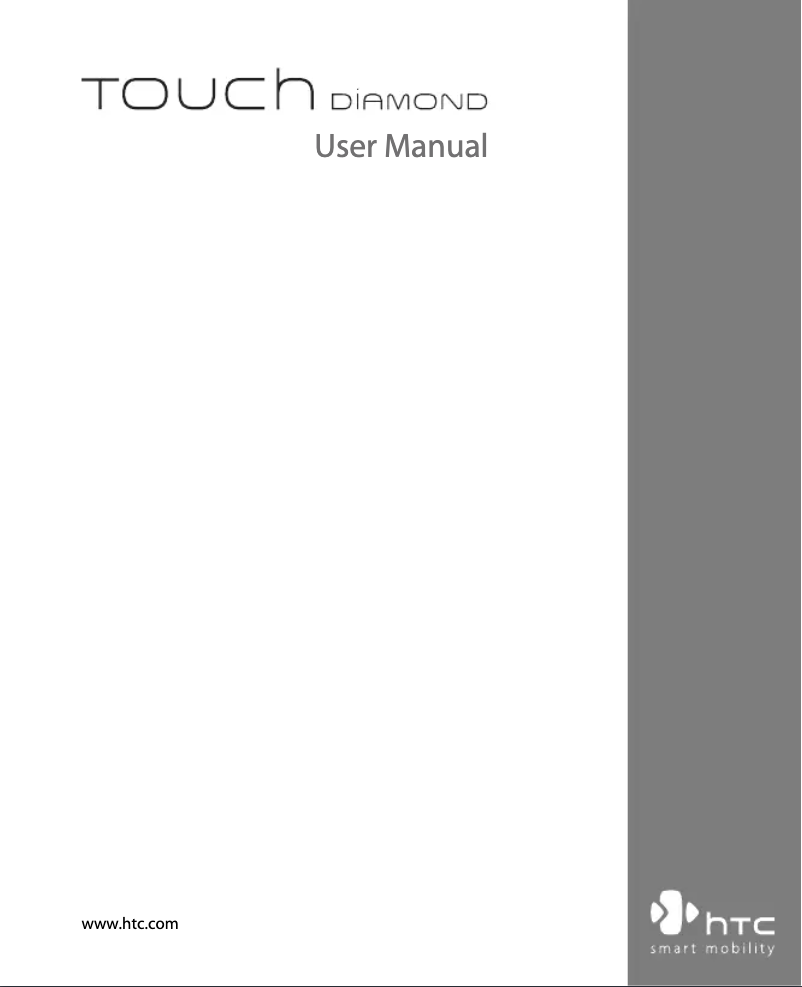 First page image of the manual for Touch Diamond