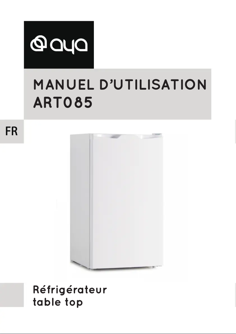 First page image of the manual for ART085