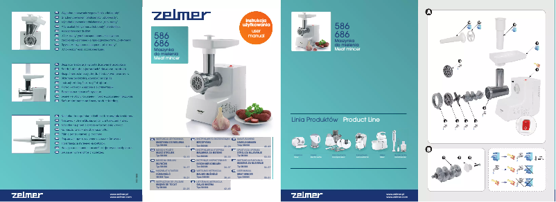 Page 1 of the manual User Manual Zelmer Dorota 686