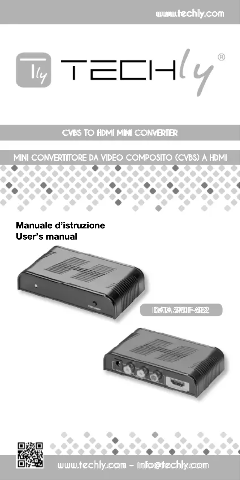 First page image of the manual for IDATA SPDIF-6E2