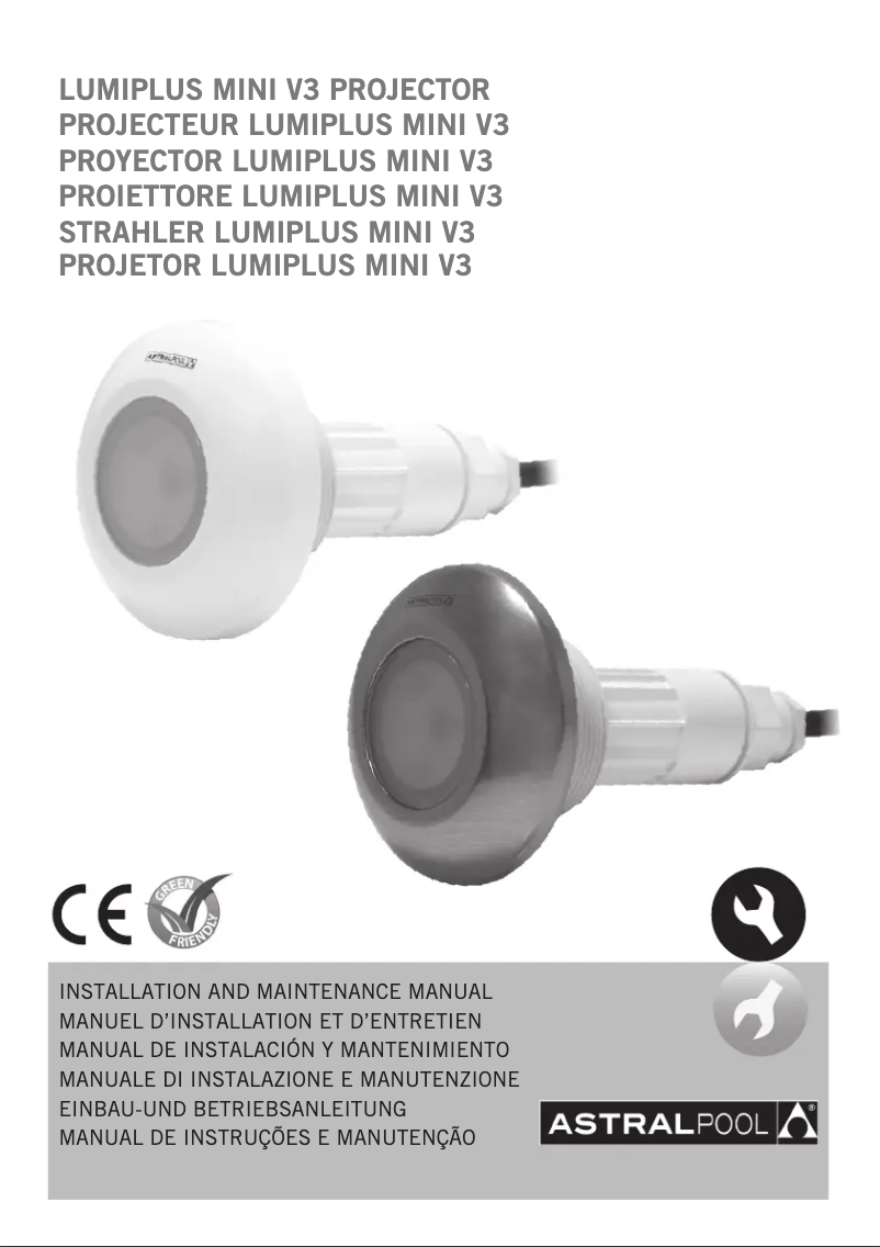First page image of the manual for AirPool+
