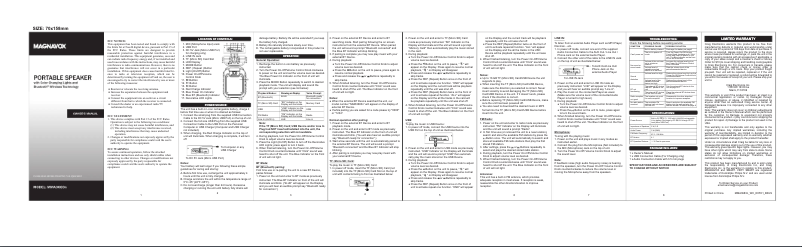 Page 1 of the manual User Manual Magnavox MMA3683n