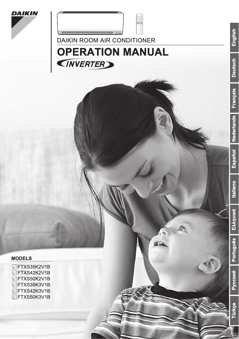 Image de la première page du manuel de l'appareil FTXS25K2V1B