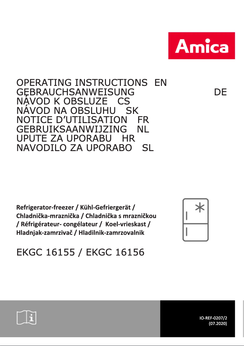 Page 1 of the manual User Manual Amica EKGC 16156