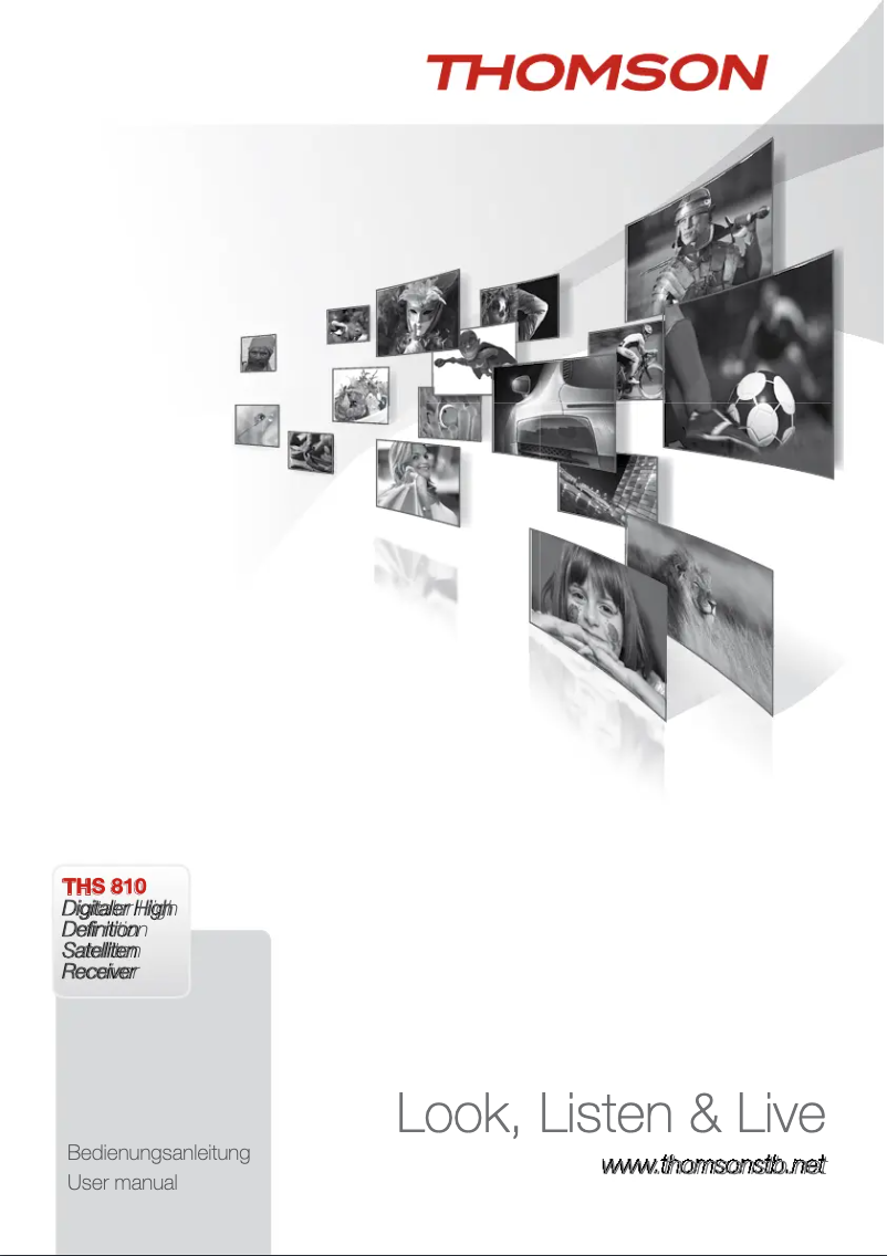 First page image of the manual for THS 810