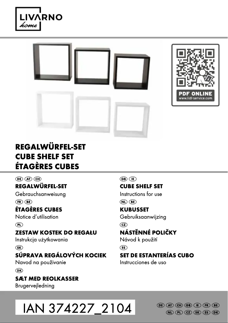 First page image of the manual for IAN 374227