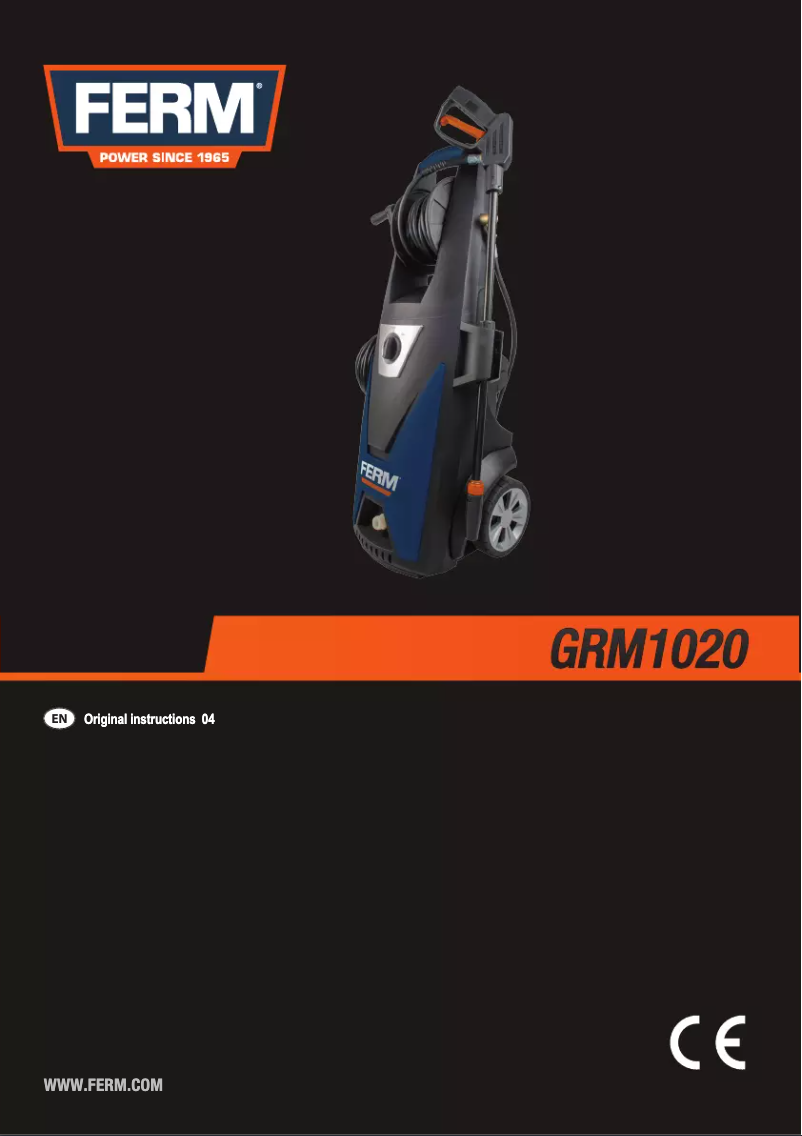 First page image of the manual for GRM1020