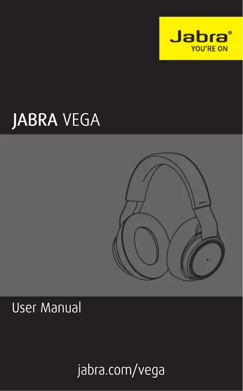 Page 1 of the manual User Manual Jabra Vega
