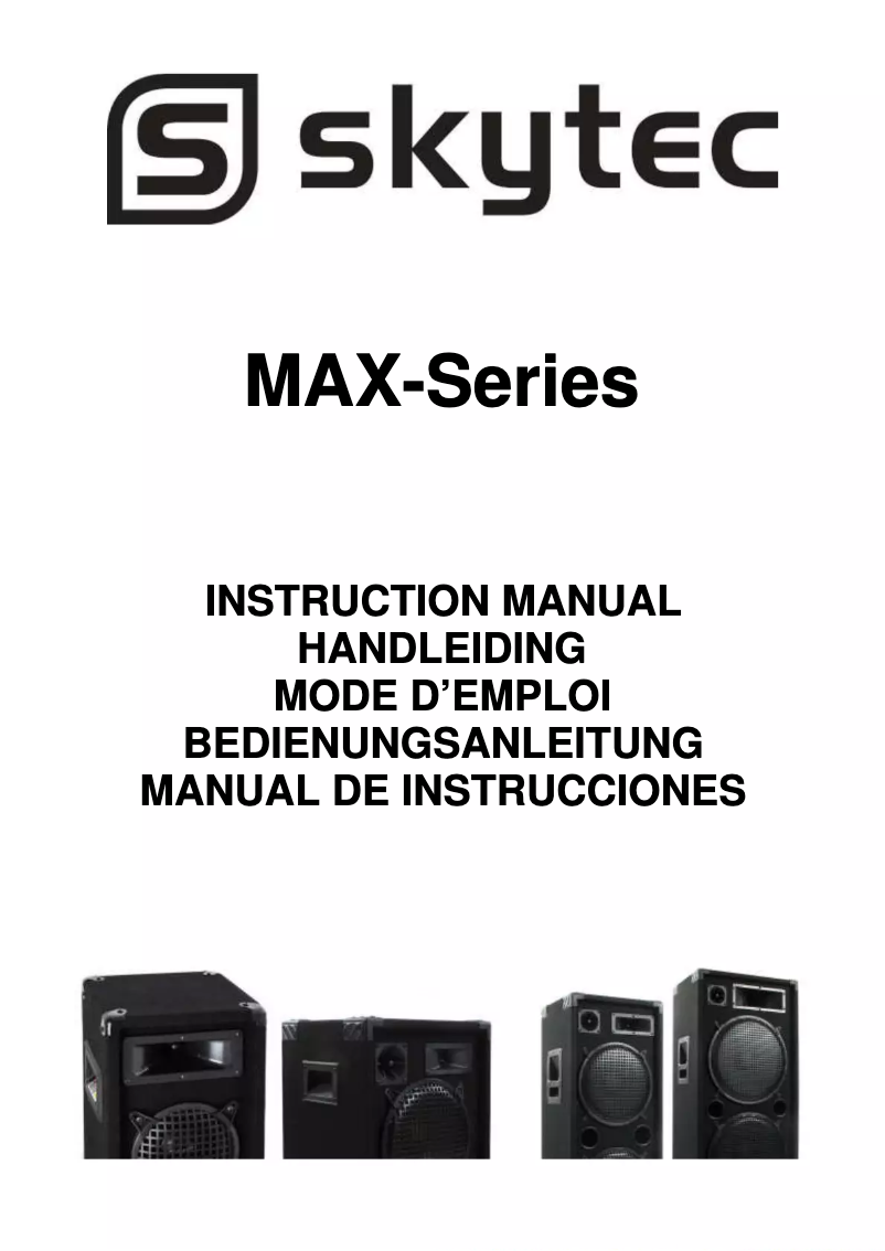 Image de la première page du manuel de l'appareil MAX15