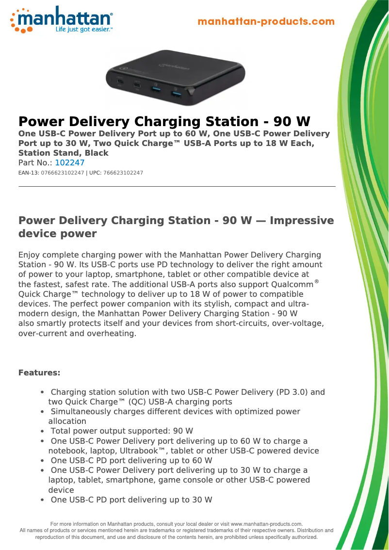 First page image of the manual for 102247