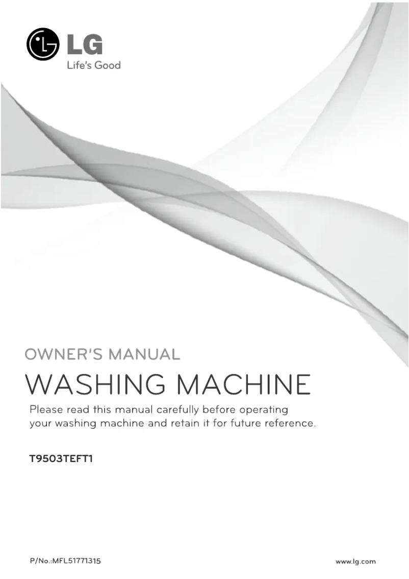First page image of the manual for T9503TEFT1