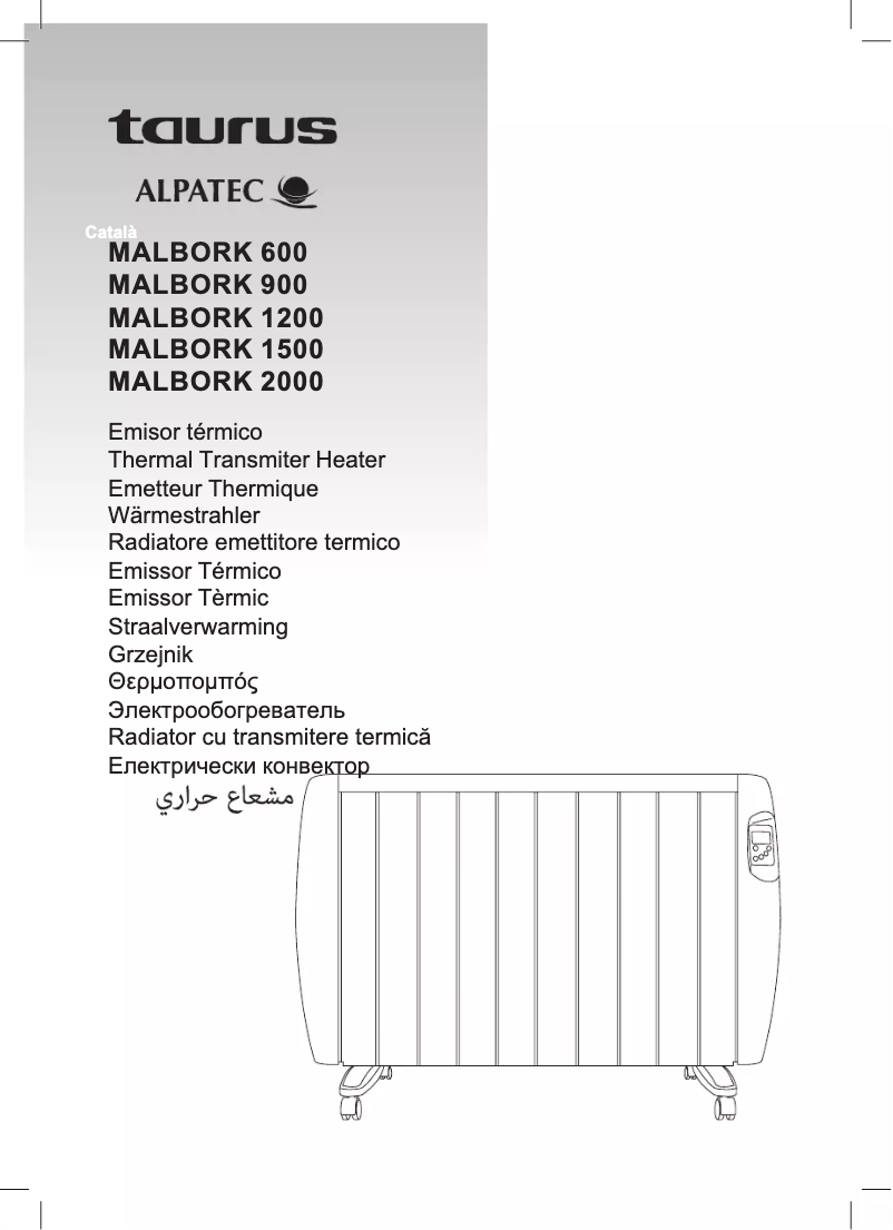 First page image of the manual for Malbork 2000