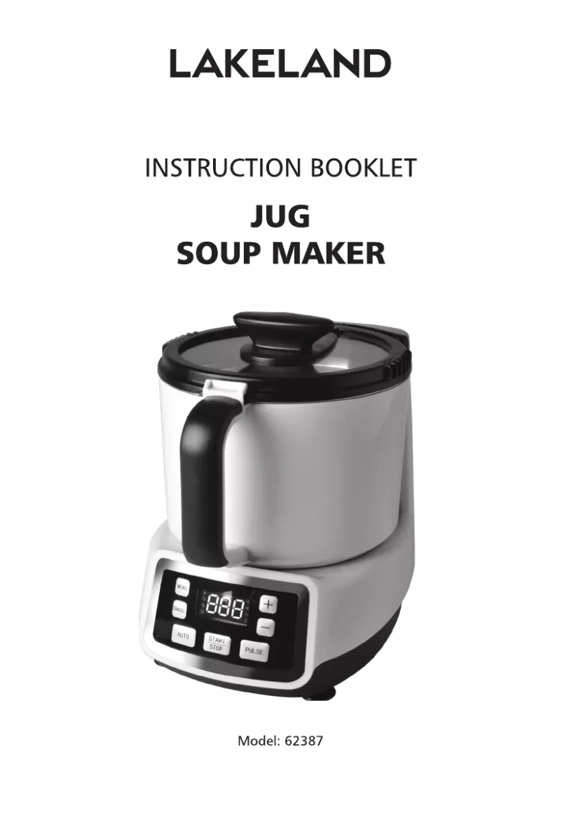 First page image of the manual for 62387