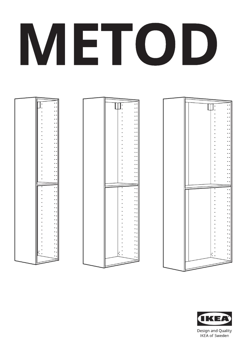 First page image of the manual for METOD 602.125.70