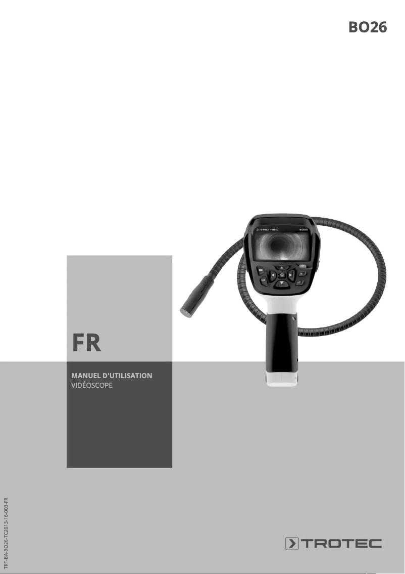 First page image of the manual for BO26