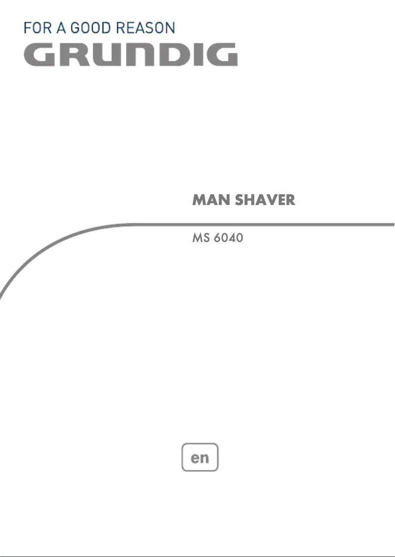 Page 1 of the manual User Manual Grundig MS 6040