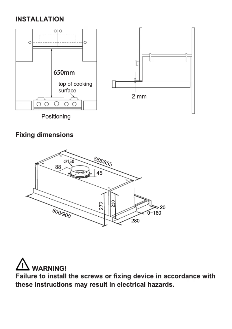 First page image of the manual for GH1109SNL