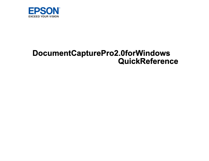 Page 1 of the manual User Manual Epson WorkForce Pro GT-S85